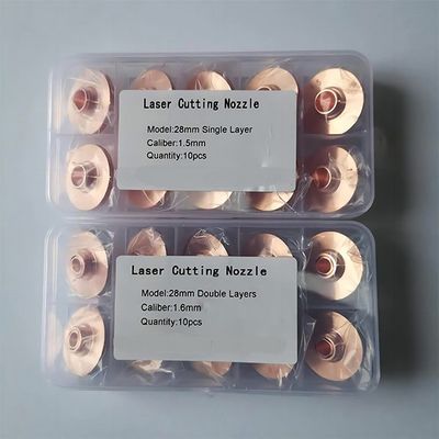 فوهة ليزر الألياف مزدوجة الطبقة واحدة لجهاز قطع Precitec Raytools