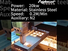 3000 Watt Fiber Laser Cutting Machine For Stainless Steel Metal